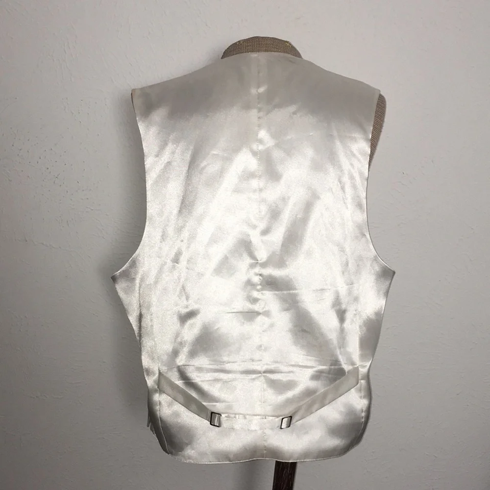 BIAGIO COLLECTION SILK VEST SZ L TRENDING !!! - Picture 4 of 6